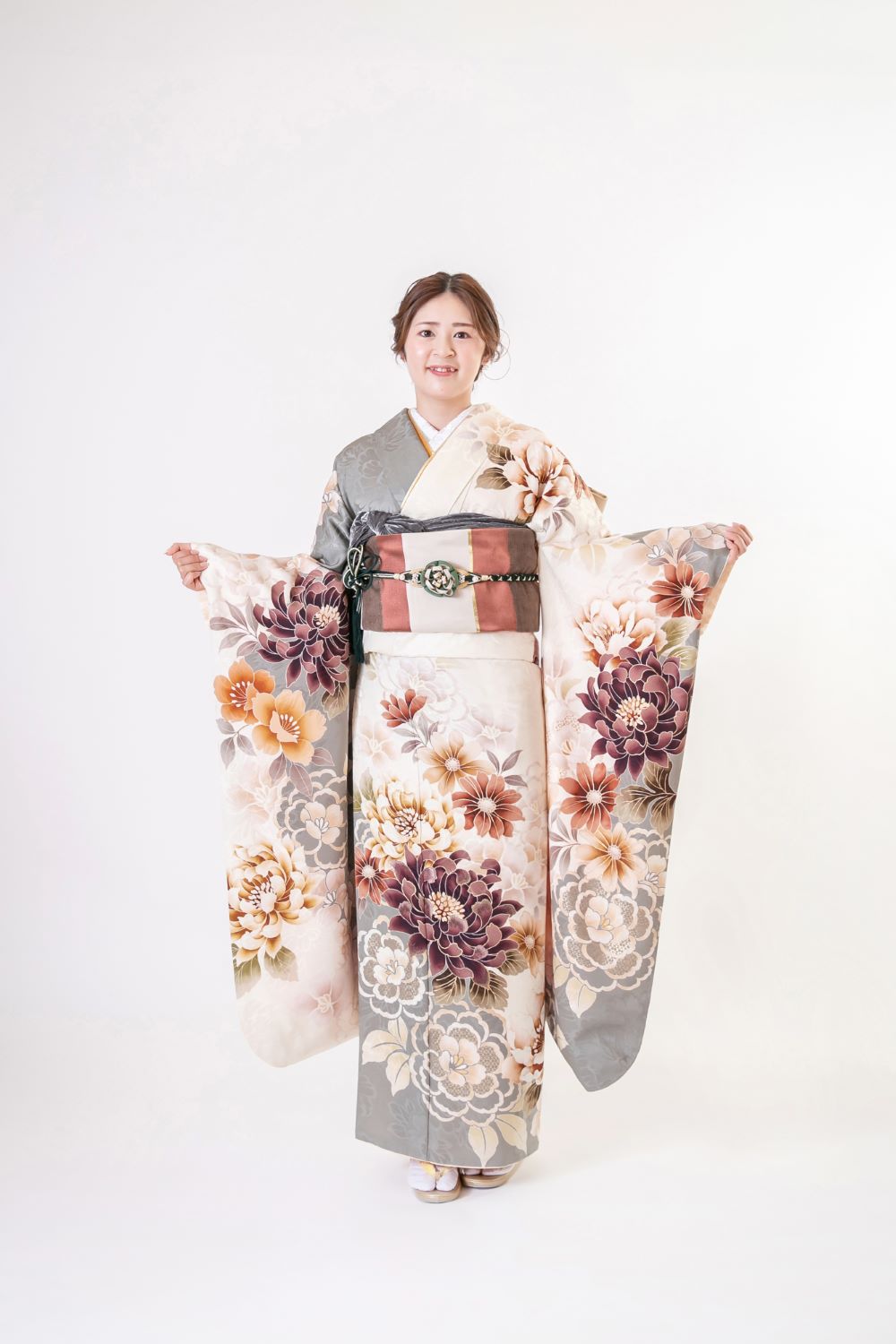 白地ぼかし花ざかり